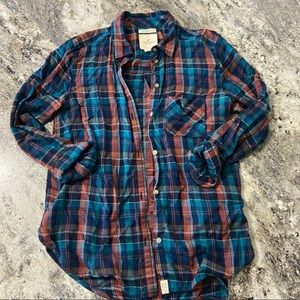 American eagle plaid shirt